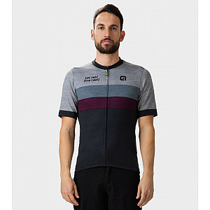 Ale Веломайка мужская MAGLIA MC / SS JERSEY CHAOS OFF ROAD - GRAVEL GRIGIO/GREY